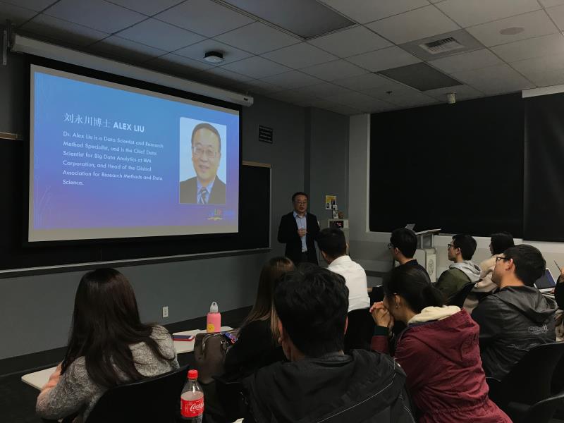 Dr. Yongchun Liu gave lecture on artificial intelligence at USC